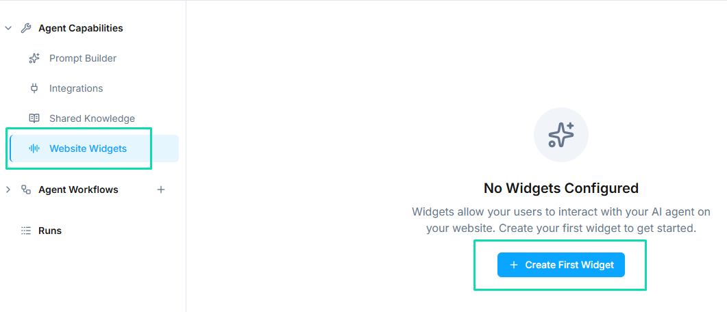 Website Widgets
